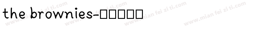 the brownies字体转换